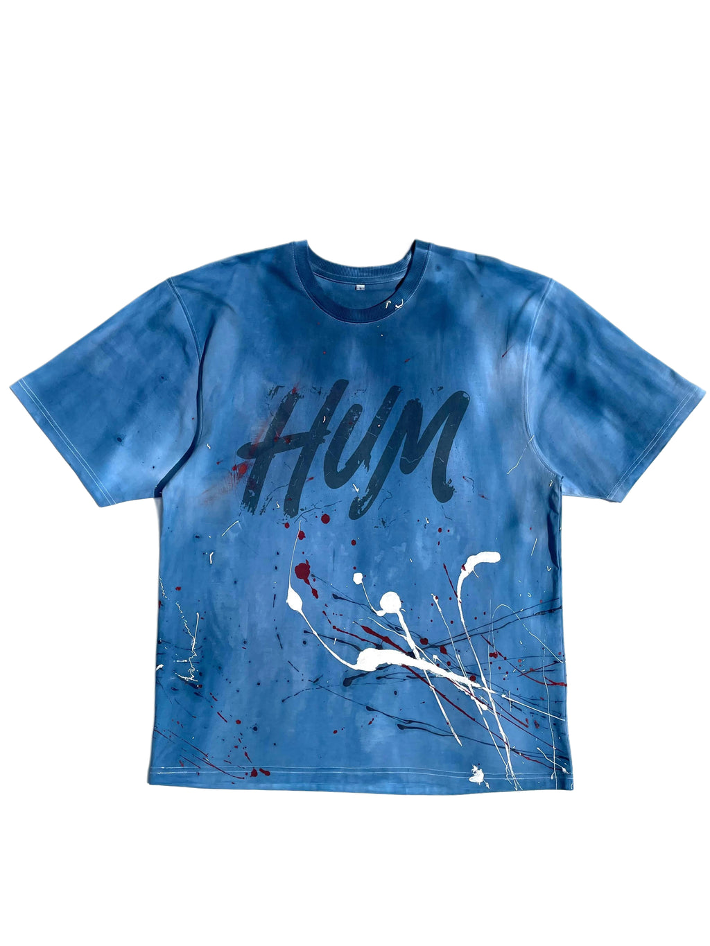 HUM Oversized Hand-Dyed T-Shirt(UNISEX)